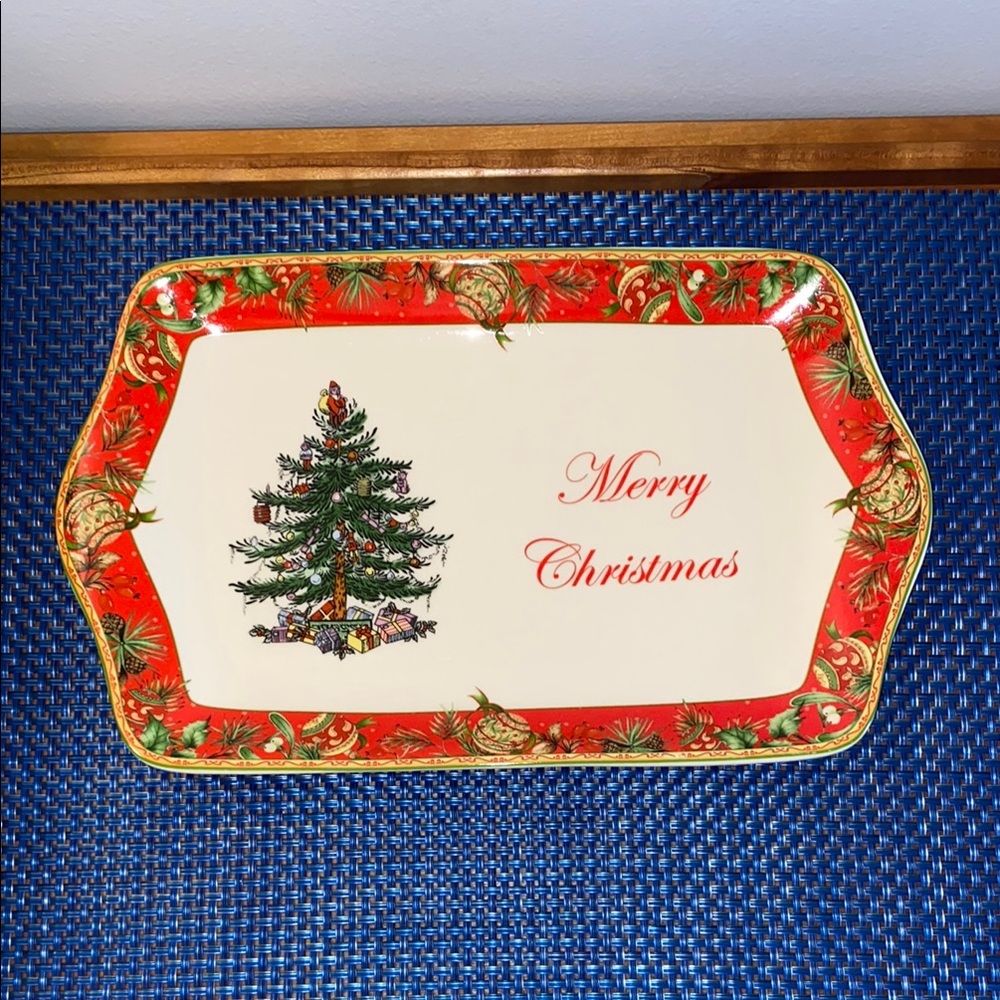 Spode Christmas Tree 2015 Annual Collection tray/plate